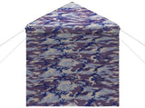 Pop-up Gazebo with 4 Sidewalls 3 x 3 m Blue Camouflage 42036830