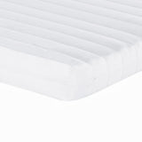 Daybed with Trundle and Mattresses Light Grey 90x190 cm Fabric 3197259