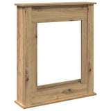 Fireplace Surround Artisan Oak 75x20x87.5 cm Engineered Wood 854588