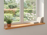 Window Sills 2 pcs Light Brown 80x 25 x 2 cm Solid Beech Wood 42048184