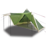 Family Tent Tipi 8-Person Green Waterproof 4009445