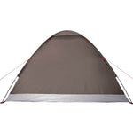 Camping Tent Dome 4-Person Brown Waterproof 4009637