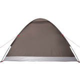 Camping Tent Dome 4-Person Brown Waterproof 4009637