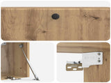 Wall-Mounted TV Cabinet 98 x 31 x 30 cm Artisan Oak 899244