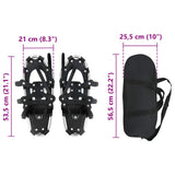 3 in 1 Snowshoes Silver and Black 53.5 x 21 cm 42021417