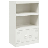 Sideboard White 67x39x107 cm Steel 841672