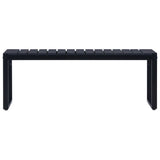 Garden Bench Black PS board, iron 120.5 cm Built Tough 49492
