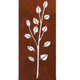 Firewood Rack 40x30x80 cm Weathering Steel 864224