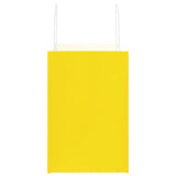 ZNTS Paper Bags 250 pcs with Handles Yellow 21x11x36 cm 4101785