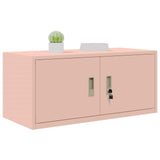 Storage Cabinet Pink 90 x 40 x 40 cm Steel 891629