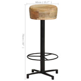 Bar Stools 2 pcs 76 cm Solid Mango Wood 321961
