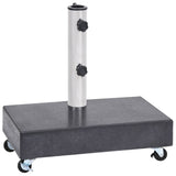 313667 Umbrella Base Black 45x25x8 cm Granite
