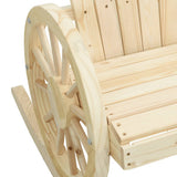 Rocking Adirondack Chairs 2 pcs Solid Wood Fir 3207119
