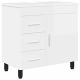 Bathroom Vanity Unit High Gloss White 60 x 35 x 60 cm 889379