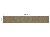 Area Rugs Natural and Black 60 x 400 cm Jute 42010617