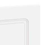 Wall-Mounted Headboard UTRECHT White Engineered Wood 897855