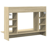 Wall-Mounted Desk Sonoma Oak 105x48x75 cm Engineered Wood 847970