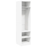 Wardrobe White 50x50x200 cm Engineered Wood 800234