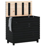 Laundry Basket 88.5x44x76 cm Solid Wood Pine 833333