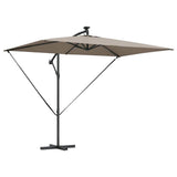 Umbrella Taupe 294 x 200 x 270 cm Polyester and Aluminium 42003394