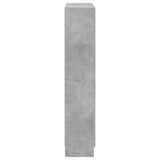 Book Cabinet Concrete Grey 82.5x30.5x150 cm Engineered Wood 802727