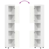 Bathroom Furniture Set TULUM 3 pcs White 60 x 34 x 63 cm 3398034