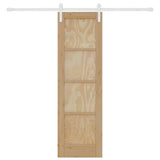 Sliding Door Brown 61 x 198.5 cm Solid Pine Wood 3333240