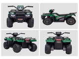 12V Kids Quad Bike with Forward, Reverse Functions, Ride-On ATV w/ Music, LED, Headlights, for Ages T3398P348336