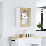 Kitchen Wall Cabinet with Glass Door Lucca Sonoma Oak 853770