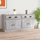 Sideboards 2 pcs Grey Sonoma Engineered Wood 3185269