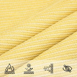 ZNTS Sunshade Sail 160 g/m² Beige 3.5x5 m HDPE 311132