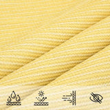 ZNTS Sunshade Sail 160 g/m² Beige 3.5x5 m HDPE 311132