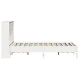 Bookcase Bed without Mattress White 120x200 cm Solid Wood Pine 3322874