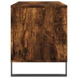 Record Cabinet Smoked Oak 100x38x48 cm Engineered Wood 831761