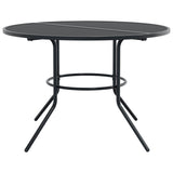 Stackable Garden Chair Set 5 pcs Anthracite Powder-coated Steel 3283766