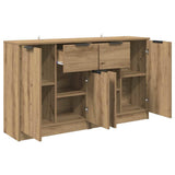 Sideboards 2 pcs Artisan Oak 60 x 30 x 70 cm Engineered Wood 3415583