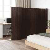 Room Divider Dark Brown Width 800 cm Height 165 cm Bamboo 377016