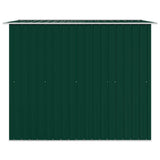 Garden Storage Shed Green Metal 257x205x178 cm 42910