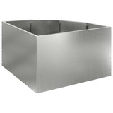 Corner Planter Silver 60 x 60 x 35 cm Galvanised steel 883645
