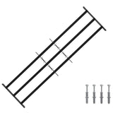 Security Grille for Windows with 3 Crossbars 3 pcs 93-174 cm 42031287