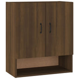 Wall Cabinet Brown Oak 60x31x70 cm Engineered Wood 817590