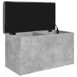 Storage Bench Concrete Grey 82x42x45 cm Engineered Wood 835050