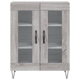 Highboard Grey Sonoma 69.5x34x180 cm Engineered Wood 3199655