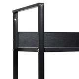 5-Layer Book Shelf Black 60x27.6x158.5 cm Engineered Wood 288226