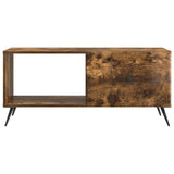 Coffee Table Smoked Oak 90 x 50 x 40 cm Engineered Wood 895650