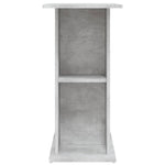 ZNTS Aquarium Stand Concrete Grey 75x36x72.5 cm Engineered Wood 833651