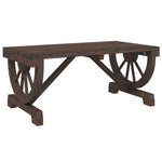 ZNTS Garden Coffee Table 90x50x40 cm Solid Wood Fir 365108