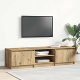 TV Cabinet Artisan Oak 140x40x36 cm Engineered Wood 861139