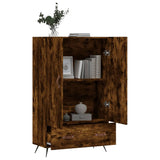 Highboard Smoked Oak 69.5x31x115 cm Engineered Wood 828209