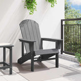 Adirondack Chair Light Grey 82 x 74 x 92 cm HDPE 42006624